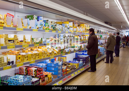 Aldi Discount Supermarkt - Mönchengladbach - Germany Stockfoto