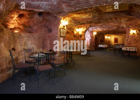 Dugout Motel Comfort Inn, Coober Pedy, Südaustralien. Stockfoto