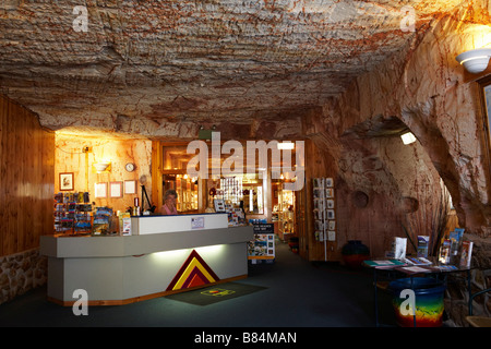 Dugout Motel Comfort Inn, Coober Pedy, Südaustralien. Stockfoto