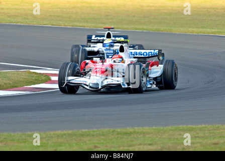 Timo Glock auf den britischen Grand Prix 2008 Stockfoto