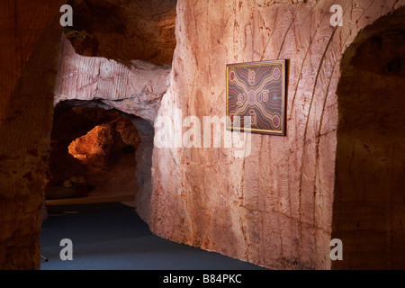 Dugout Motel Comfort Inn, Coober Pedy, Südaustralien. Stockfoto