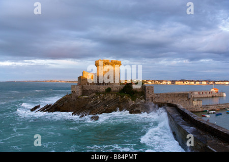 Fort von Socoa zahlt Baskenland Frankreich Stockfoto