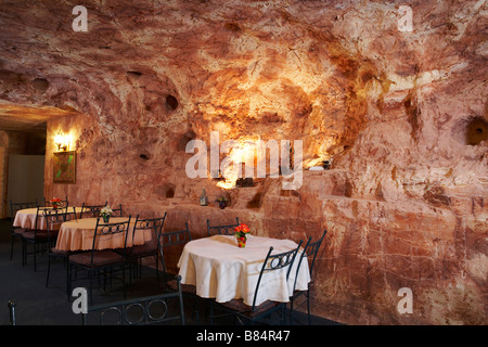 Dugout Motel Comfort Inn, Coober Pedy, Südaustralien. Stockfoto