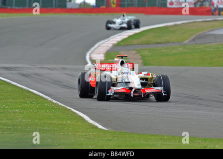 Adrian Sutil beim britischen Grand Prix 2008 Stockfoto