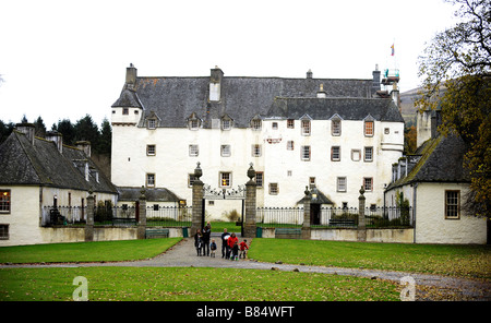 Traquair House Schottlands älteste bewohnte Burg in der Nähe von Innerleithen Stockfoto