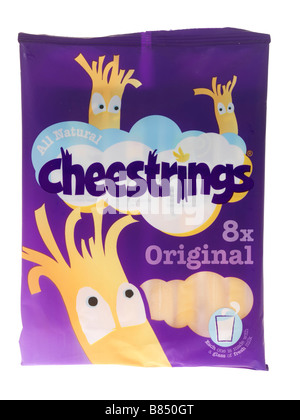 Cheestrings Stockfoto