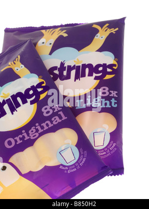 Cheestrings Stockfoto