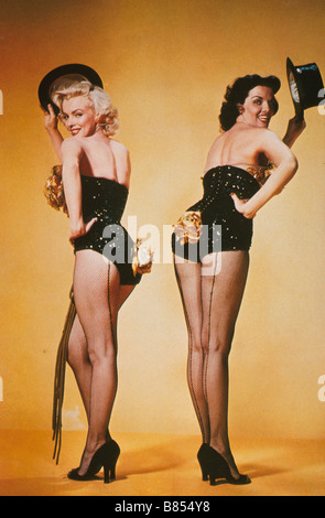 Blondinen bevorzugt Jahr: 1953 - USA Marilyn Monroe Jane Russell Regisseur: Howard Hawks Stockfoto