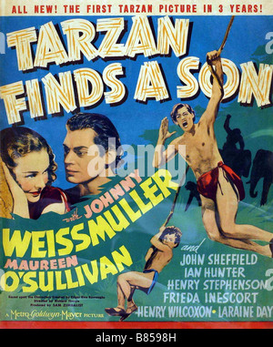 Tarzan findet einen Sohn! Jahr: USA 1939 Regie: Richard Thorpe Film Poster Stockfoto