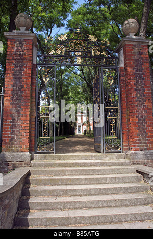 Eingang zum Fenton Haus, Hampstead, London Stockfoto