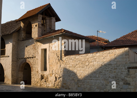 Innen Galerie OfTimios Stavros Kloster Omodhos, Troodos-Gebirge, Südzypern. Stockfoto