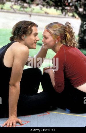 10 Dinge, die ich hasse über Sie Jahr: 1999 Regie: Gil Junger Heath Ledger, Julia Stiles Stockfoto