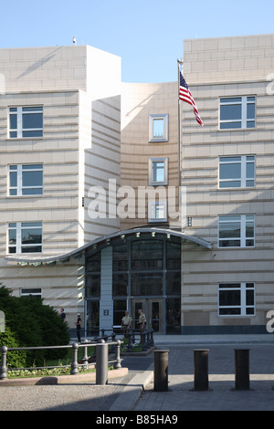 Berlin Pariser Platz Botschaft der Vereinigten Staaten von Amerika Stockfoto