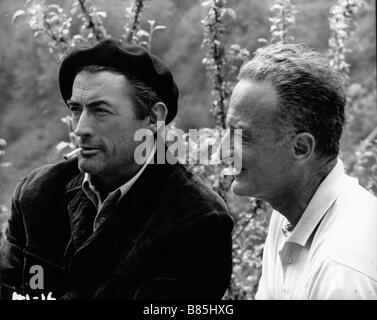 Ein fahles Pferd Jahr: 1964 - USA Regie: Fred Zinnemann Gregory Peck et Fred Zinnemann schießen Bild siehe Stockfoto