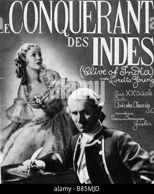 Le Conquérant des Indes Clive von Indien Année : 1935 - USA Ronald Colman, Loretta Young Regisseur: Richard Boleslawski Stockfoto