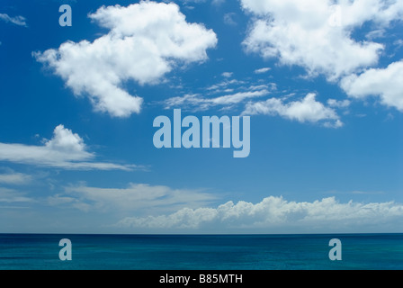 Himmel ohne Grenzen in Inseln Antigua und Barbuda Stockfoto