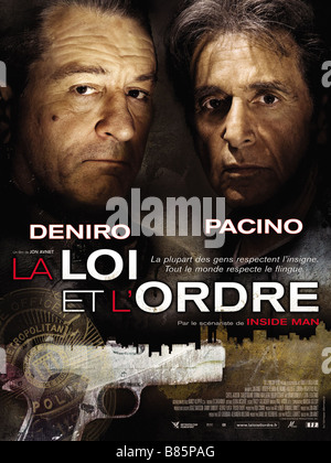 Gerechten Jahr 2008 - USA Affiche/Poster Robert De Niro, Al Pacino Regie: Jon Avnet Stockfoto