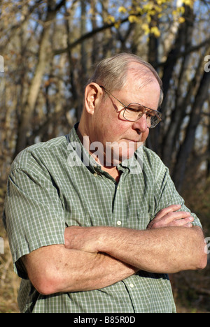 Ernsthafte Gedanken Stockfoto
