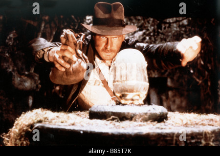 Jäger des verlorenen Schatzes Jahr: 1981 USA Harrison Ford Regie: Steven Spielberg. Stockfoto