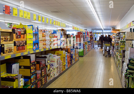 Discounter Aldi Mönchengladbach Deutschland Stockfoto