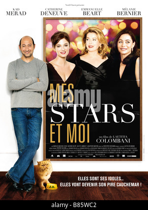 Mes Stars et moi Meine Sterne Jahr: 2008 - Frankreich Kad Merad, Mélanie Bernier, Catherine Deneuve, Emmanuelle Béart Regie: Laetitia Colombani Filmplakat (Fr) Stockfoto