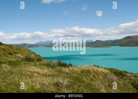 Lago Pehoe im Parque Nacional Torres del Paine, Chile Stockfoto