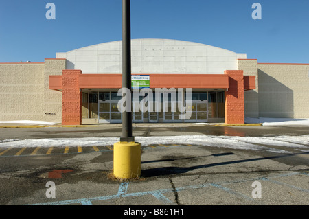 Geschlossene K-Mart-Filiale in Ionien Michigan USA Stockfoto