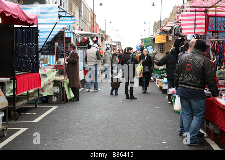 Kapelle Markt in Islington, London Stockfoto