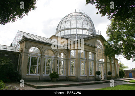 Der große Wintergarten gebaut von Charles Fowler im Jahre 1826, Syon House, Brentford, Middlesex, England, UK Stockfoto