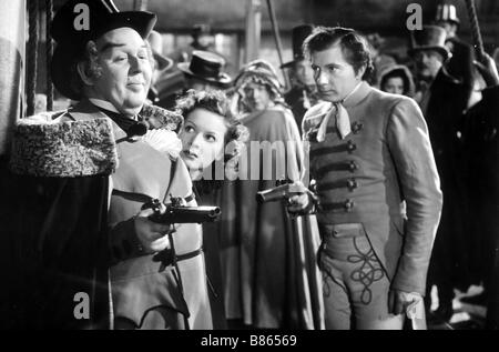 Jamaica Inn Jahr: 1939 Großbritannien Regie: Alfred Hitchcock Charles Laughton, Maureen O'Hara, Robert Newton Stockfoto