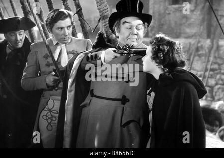 Jamaica Inn Jahr: 1939 Großbritannien Regie: Alfred Hitchcock Charles Laughton, Maureen O'Hara, Robert Newton Stockfoto