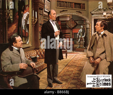 Das Privatleben des Sherlock Holmes Jahr: 1970 UK Christopher Lee, Robert Stephens, Colin Blakely Regie: Billy Wilder Stockfoto