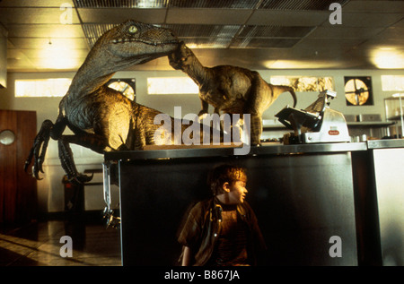 Jurassic Park Jahr: 1993 USA Regie: Steven Spielberg Joseph Mazzello Stockfoto
