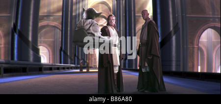 Star Wars II, Angriff der Klonkrieger Jahr: 2002 USA Frank Oz, Ewan McGregor, Samuel J. Jackson Regie: George Lucas Stockfoto