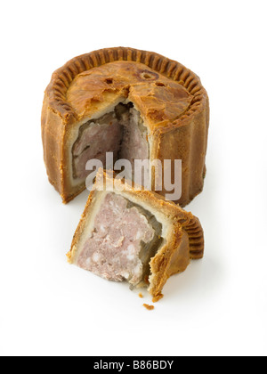 Pork pie Stockfoto