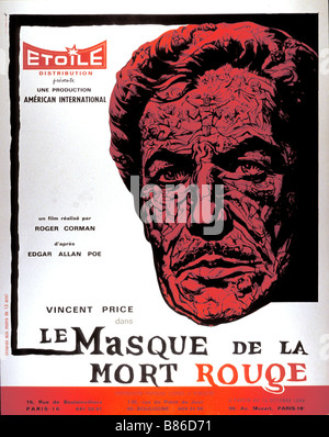 Die Maske des Roten Todes Jahr: Großbritannien 1964 - Regie: Roger Corman Film Poster (Fr) Stockfoto