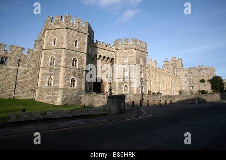 Windsor Castle, König Henry VIII Tor Stockfoto