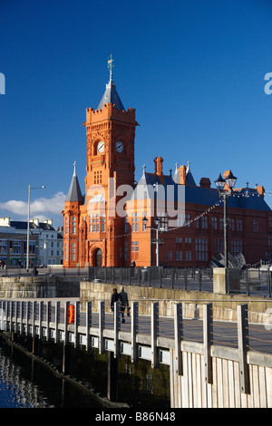 Pierhead Gebäude Cardiff Bay South Glamorgan South Wales UK Stockfoto