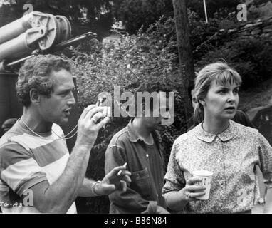 Paul Newman, Joanne Woodward am Set Rachel, Rachel Jahr: 1968 - USA Regie: Paul Newman Stockfoto