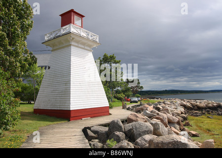 Leuchtturm in Annapolis Royal Nova Scotia Kanada Stockfoto