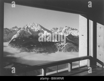 Kehlsteinhaus, Adolf Hitlers Exerzitien in Berchtesgaden Stockfoto
