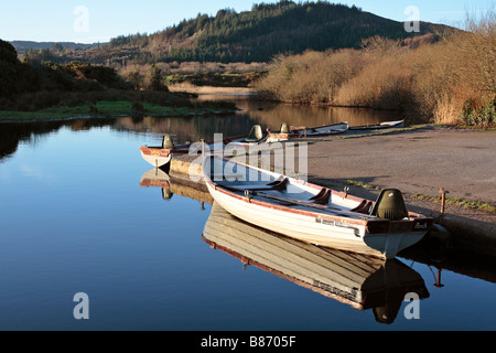 Boote auf dem Fluss Lee Stockfoto