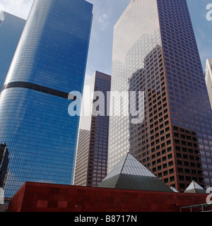Wolkenkratzer in der Innenstadt von Los Angeles. Kalifornien, USA. Stockfoto