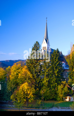 S-Pfarrkirche St. Martin in Bled Slowenien Stockfoto