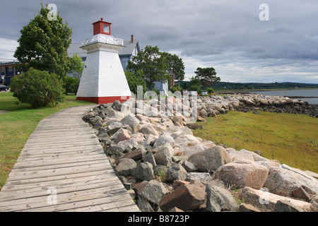 Leuchtturm in Annapolis Royal Nova Scotia Kanada Stockfoto