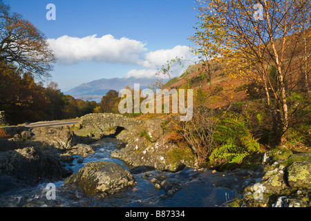 Ashness Brücke, Lake District, Cumbria, England Stockfoto