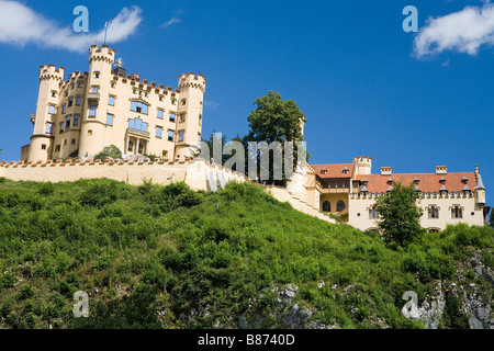 Schloss Hohenschwangau in Füssen Stockfoto
