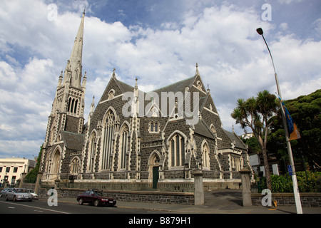 Knox Kirche, George Street, Dunedin, Südinsel, Neuseeland Stockfoto