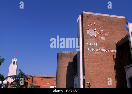 Italien, Latium, Latina, palazzo delle poste Stockfoto