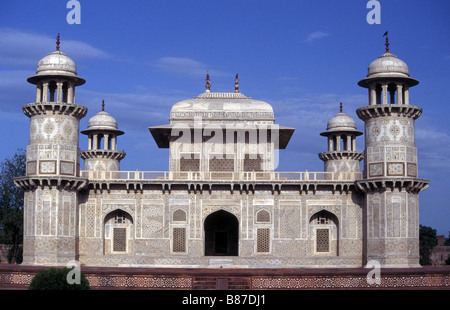 Itimad Ud-Daulah Mini Taj Agra Uttar Pradesh, Indien Stockfoto